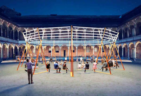 I Pomeriggi Musicali ospiti dell’installazione <em>Swing</em> di Stefano Boeri Interiors per la Milano Design Week